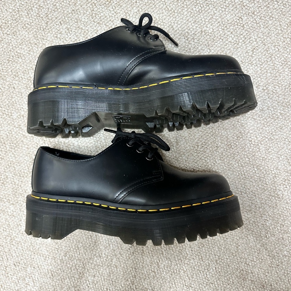 Dr. Martens 1461 Women’s smooth leather Oxford shoes Black US Ladies 9 - Picture 3 of 9